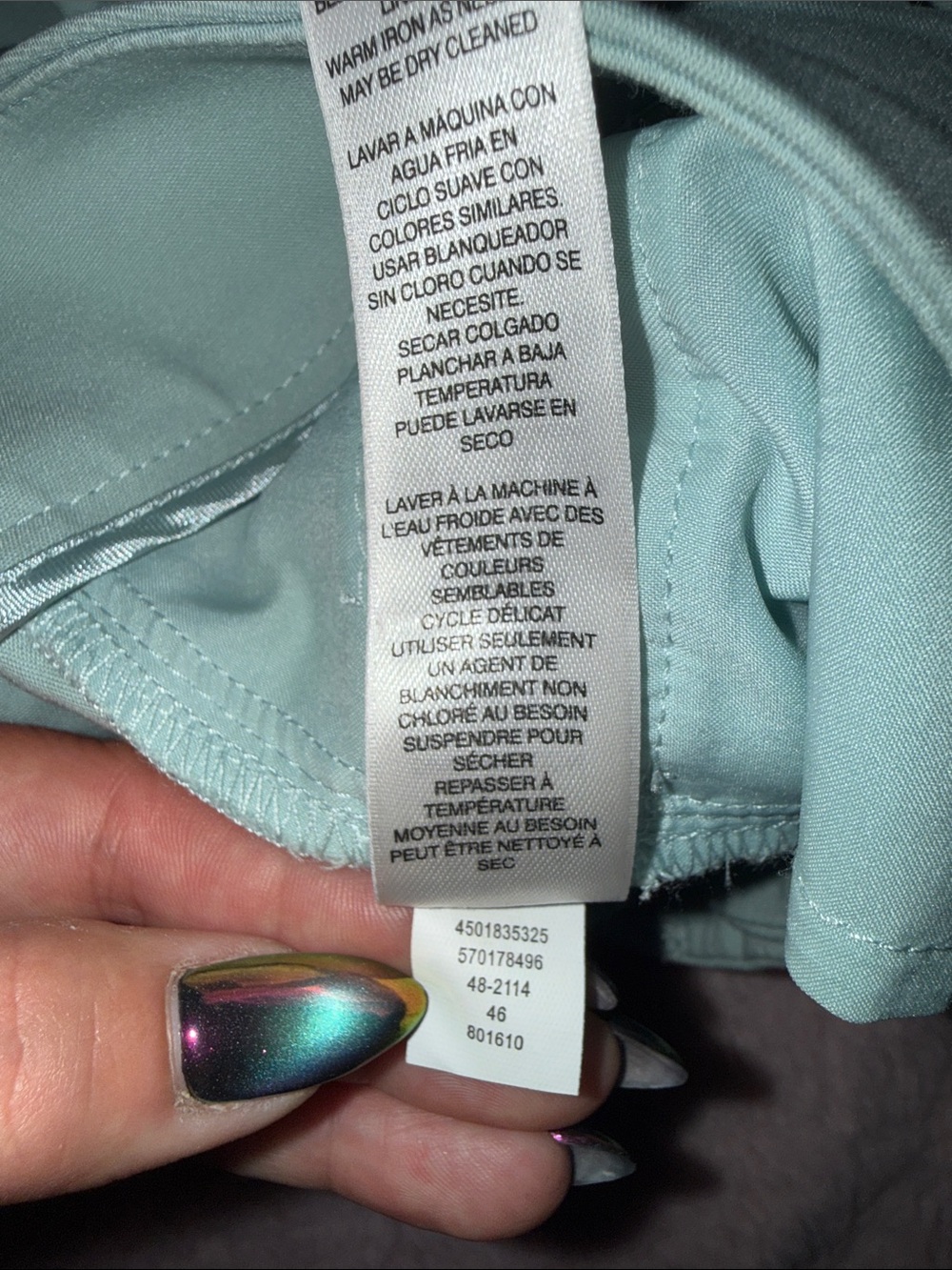 White House Black Market Mint Cropped Dress Pants - Picture 7 of 7